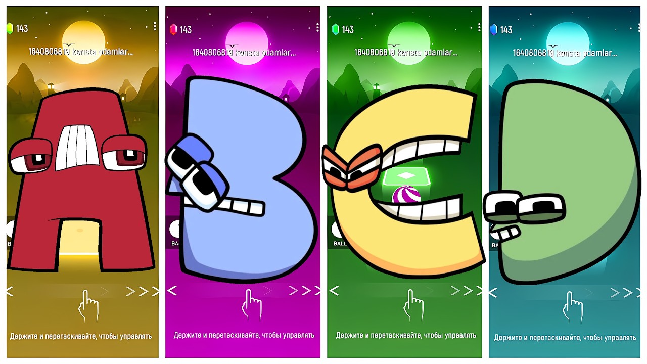 Alphabet Lore - A 🆚 Alphabet Lore - B 🆚 C 🆚 D. 🎶 Who Is Best? 🎵 Tell We? 😍