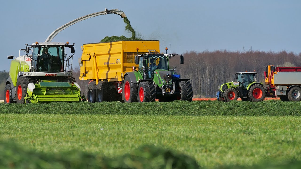 Gras hakselen met Jan Bakker en loonbedrijf Van de Put | Claas Jaguar 940 en Fendt