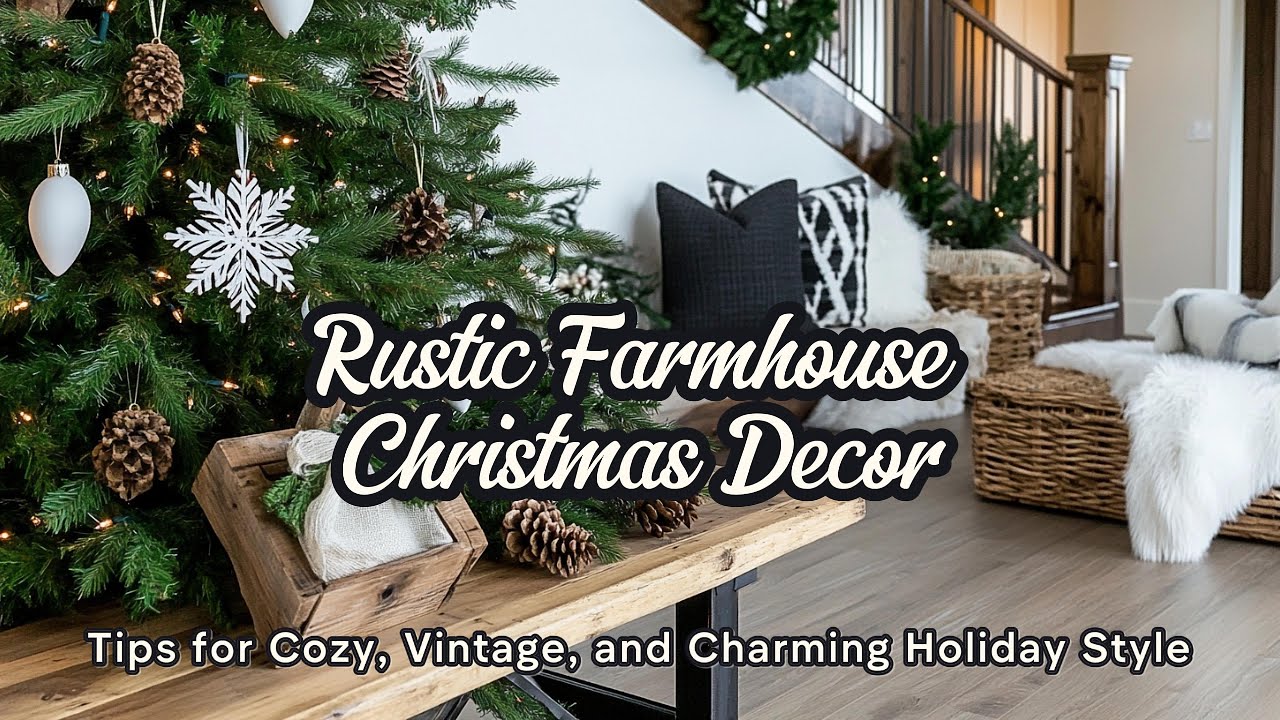 How to Create a Rustic Farmhouse Christmas: Cozy & Charming Decor Ideas for a Warm Holiday Look