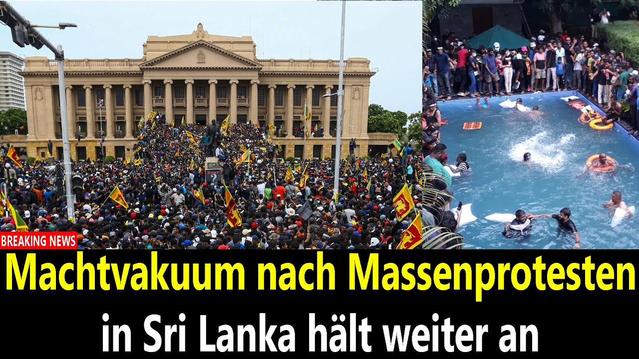 Machtvakuum nach Massenprotesten in Sri Lanka h&auml;lt weiter an