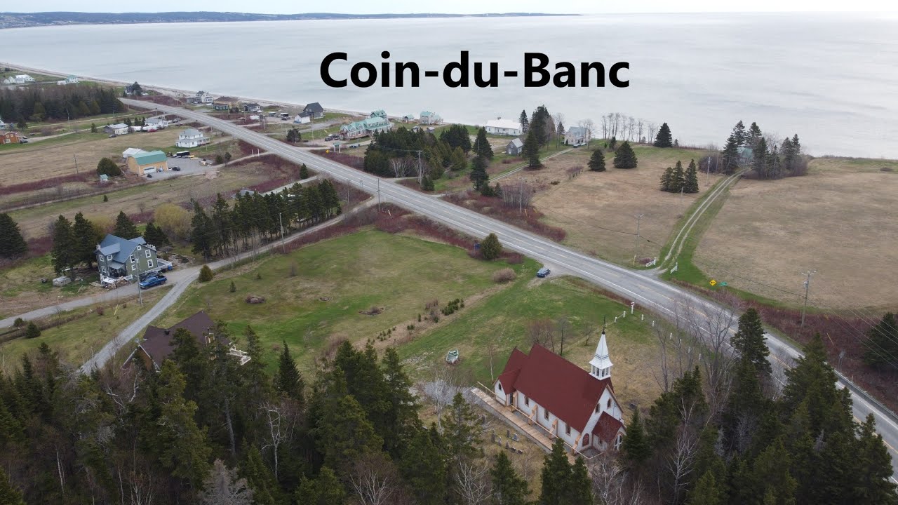 Coin-du-Banc, Perce Quebec 4k Drone Video