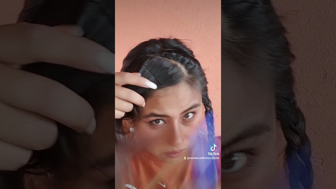 como hacer trenza diadema en uno mismo paso a paso