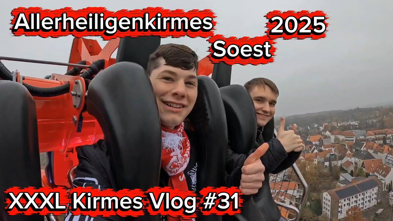 Das Erste mal auf der Allerheiligen Kirmes in Soest und bin alles Gefahren XXXXL (Kirmes Vlog #31)