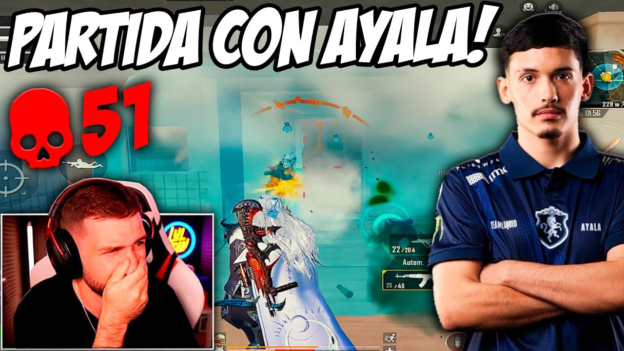 JUEGO CON AYALA PUBG MOBILE Y ME SORPRENDO CON SU NIVEL!!