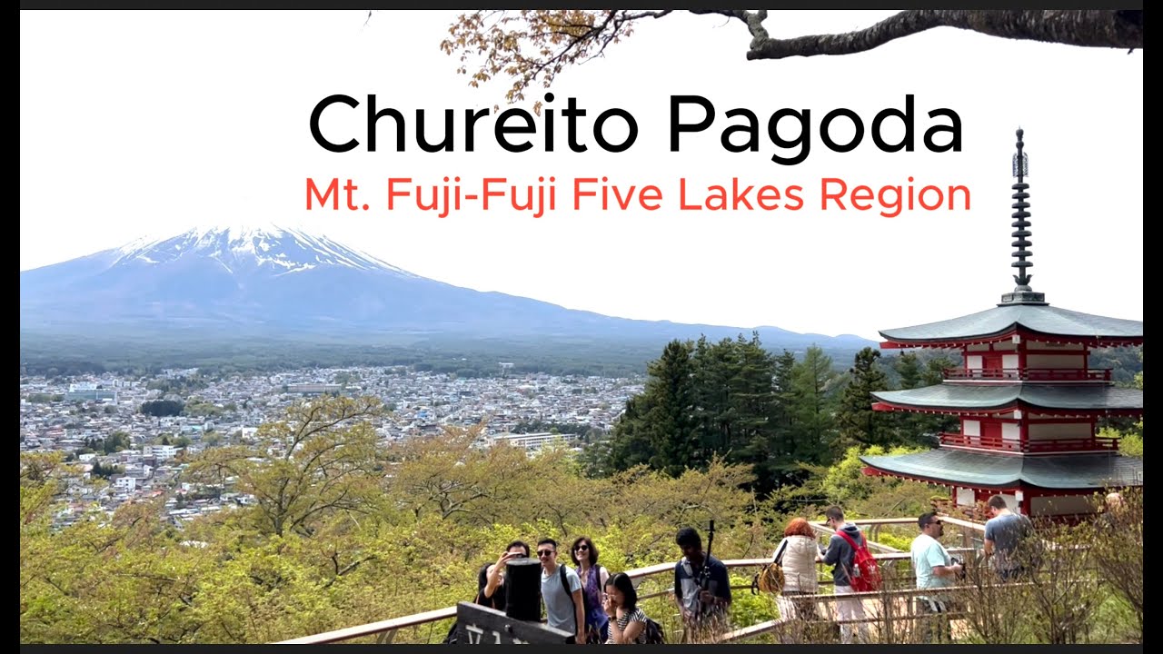 How to get to Chureito Pagoda from Kawaguchiko Station by Train, Japan