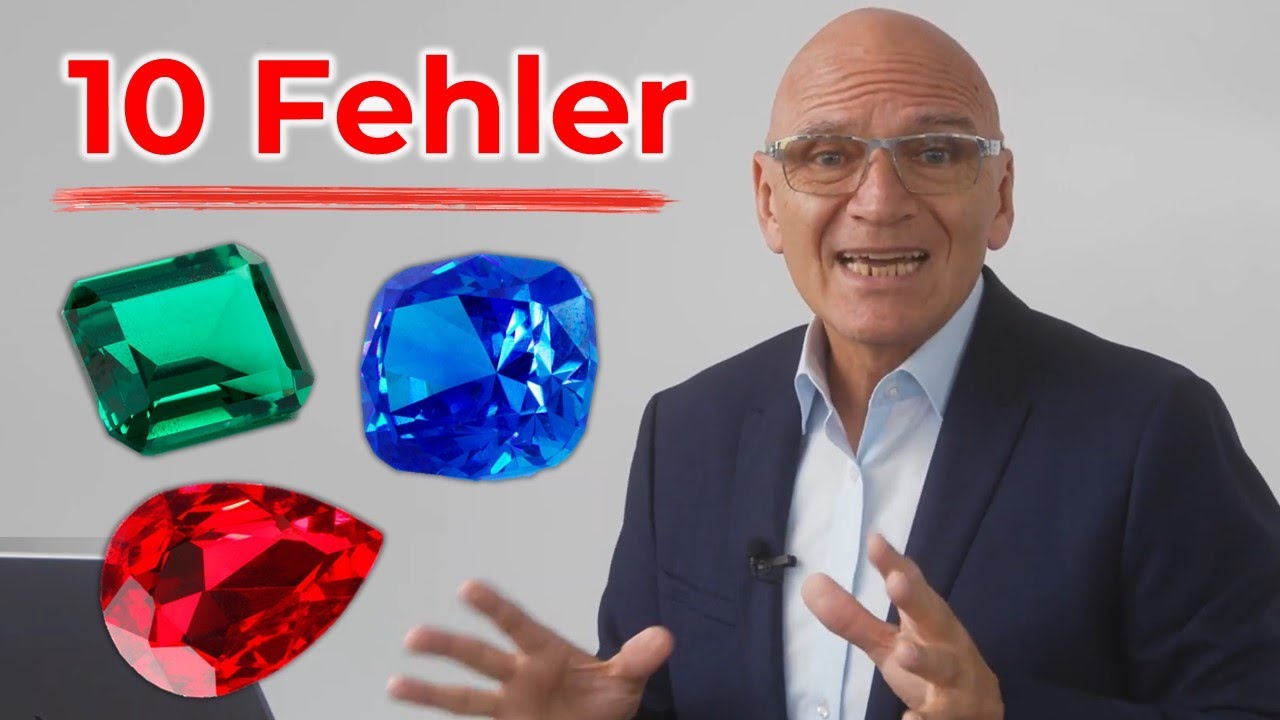 Investieren in Edelsteine: Vermeide die 10 gr&ouml;&szlig;ten Fehler!