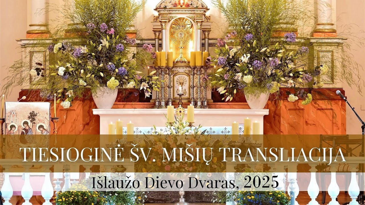 Šv. Mišių transliacija iš Išlaužo. Laterano bazilikos pašventinimas, 2025 lapkričio 9