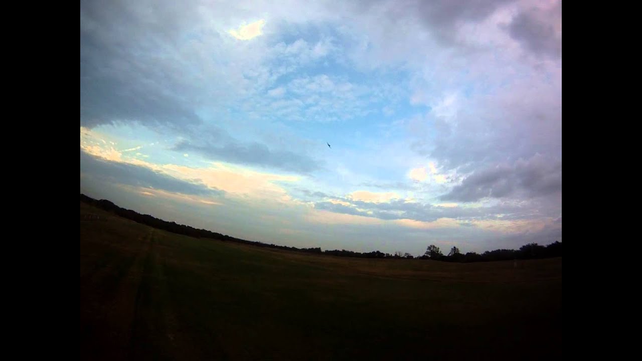 Dynam Corsair 1200mm 09-18-14 Flight #1 Gyro equipped