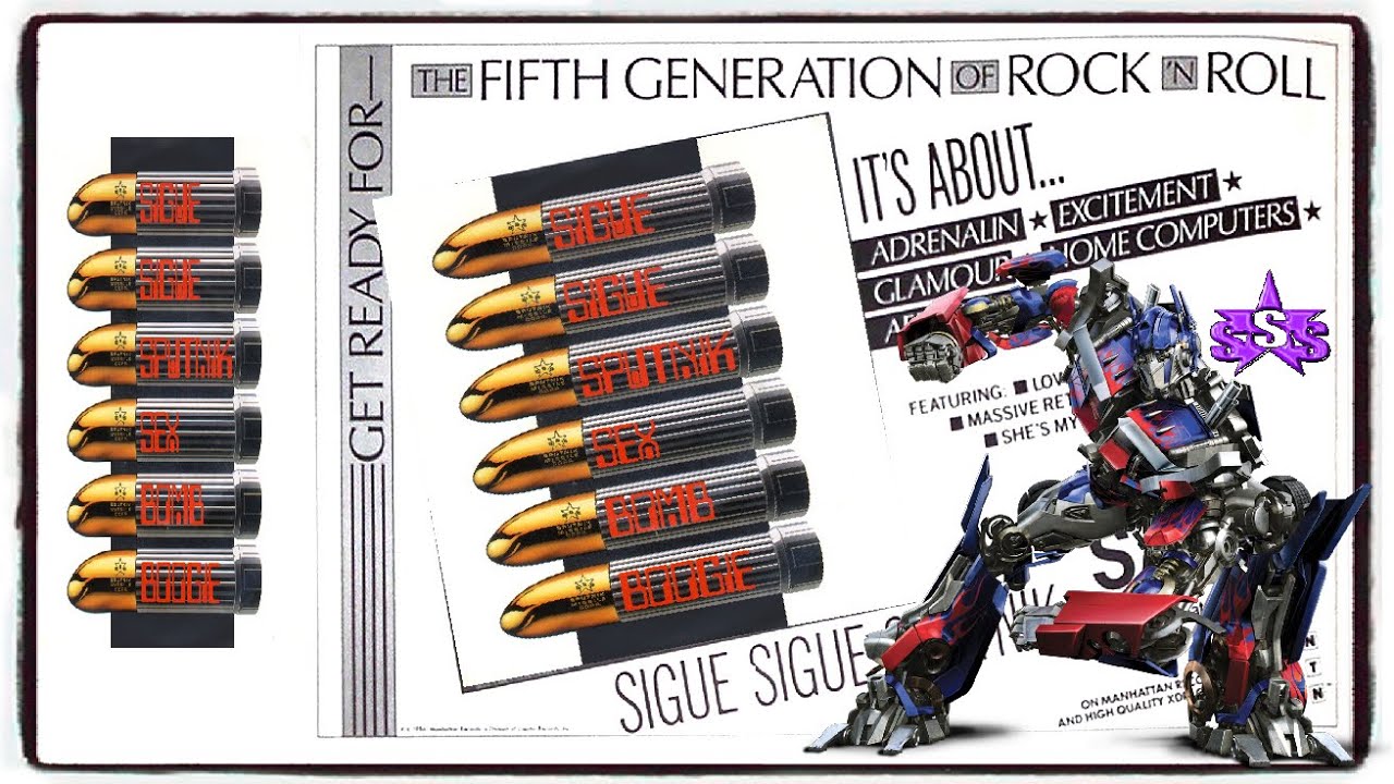 Sigue Sigue Sputnik Sex Bomb Boogie Black Leather Remix