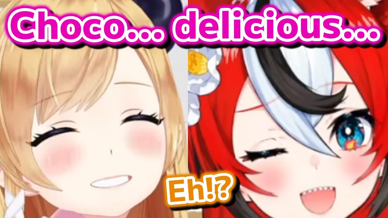 Bae unintentionally hits on Choco then her face and ears turn red [Hololive Eng Sub]