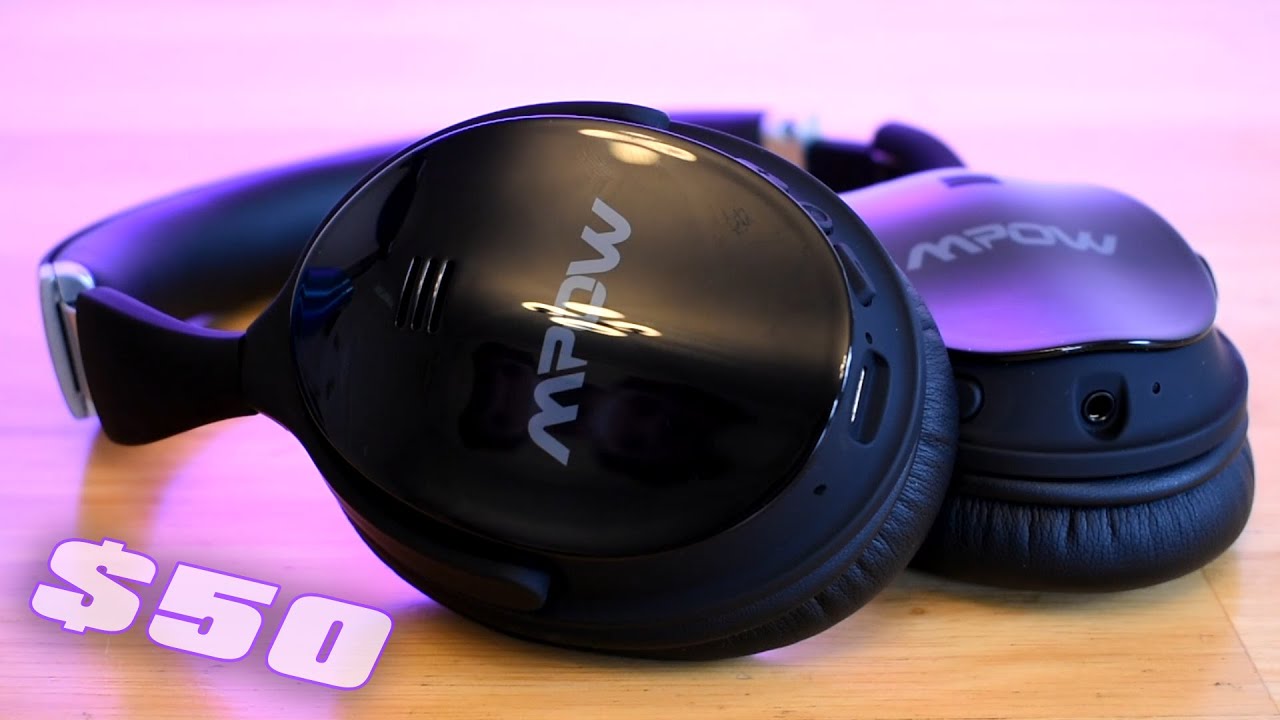 Mpow H5 Active Noise Cancelling Headphones Review - Best Budget Headphones for $50!