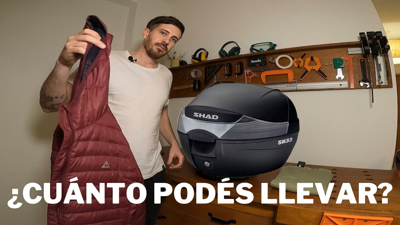 ¿El mejor baúl precio-calidad? Shad SH33, ENTRA DE TODO!!! 🤩