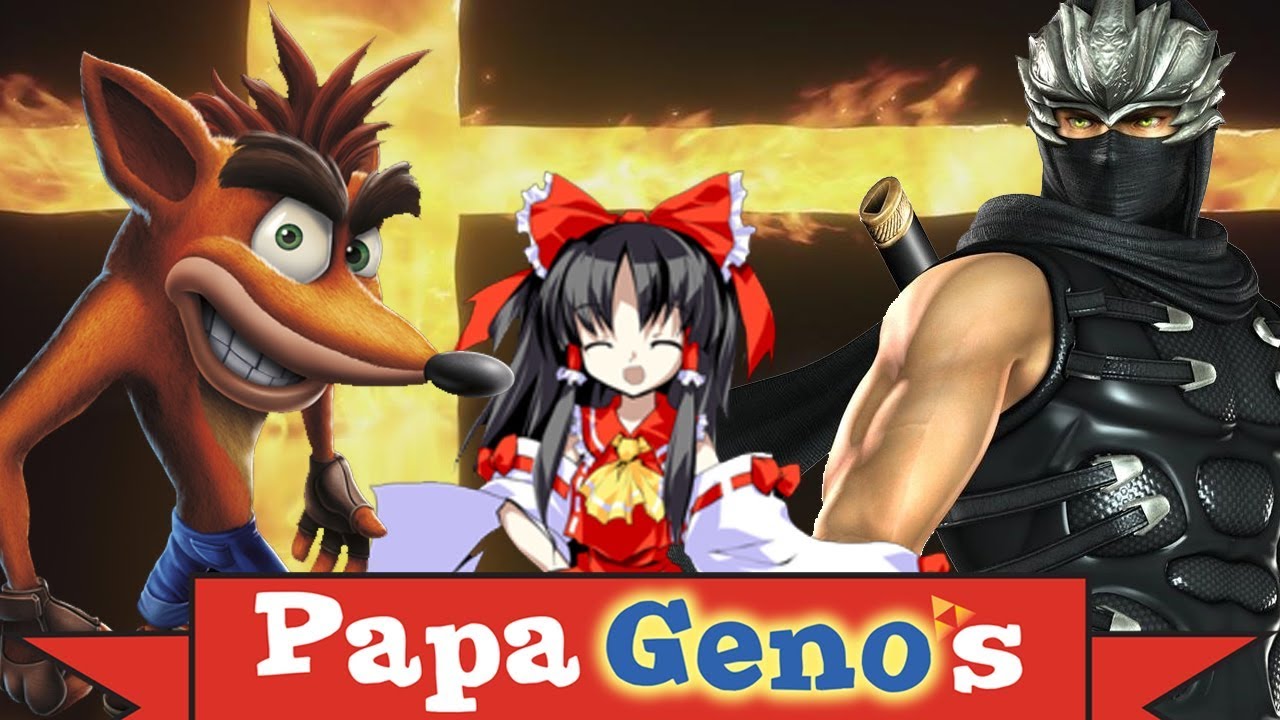 Ryu Hayabusa, Crash, and Reimu Smash LEAKS - PapaGenos