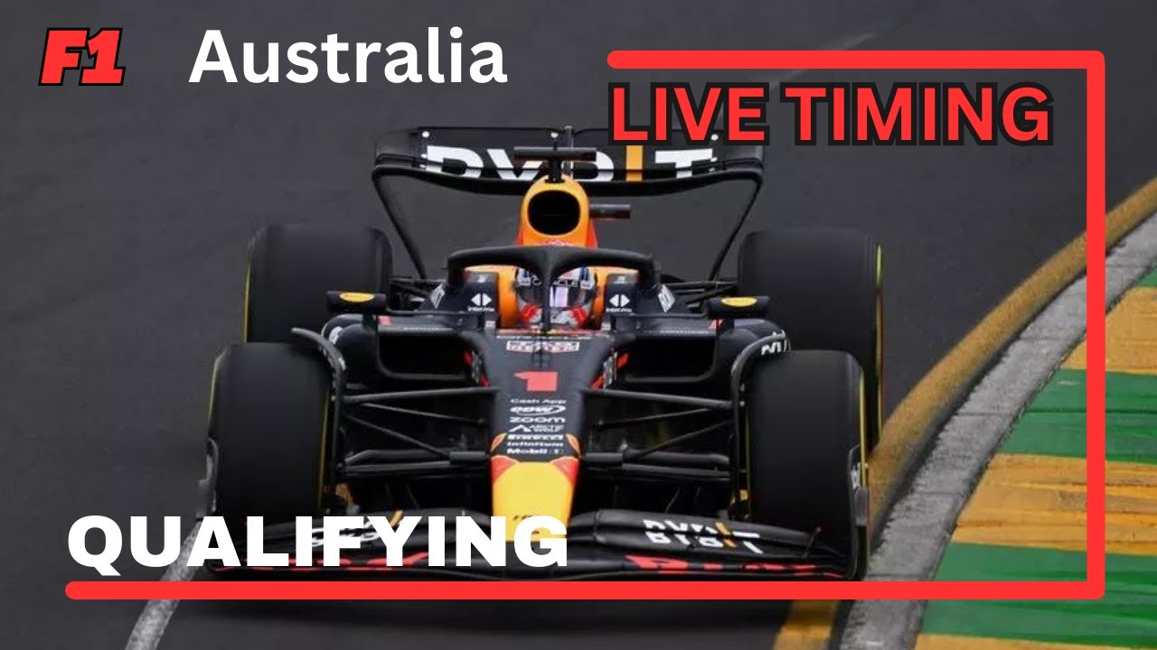 F1 LIVE TIMING IN AUSTRALIAN GRAND PRIX QUALIFYING 2023