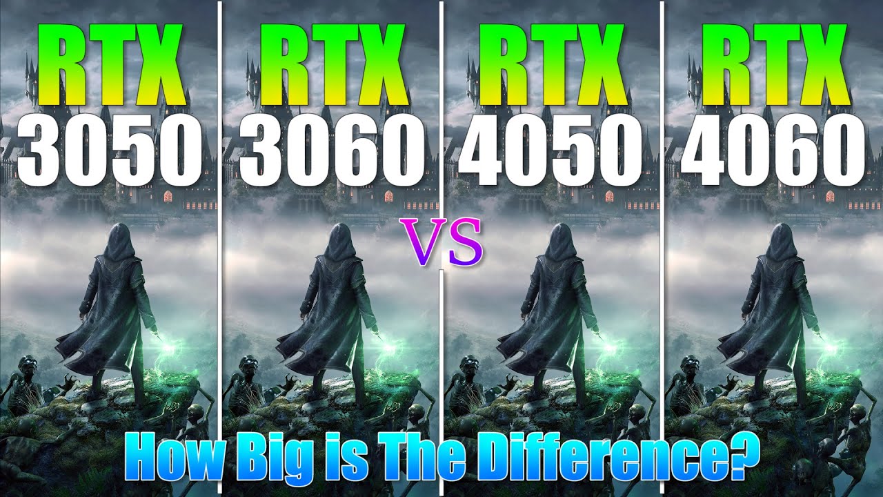 RTX 3050 vs RTX 3060 vs RTX 4050 vs RTX 4060 Laptop -Test in 4 Games