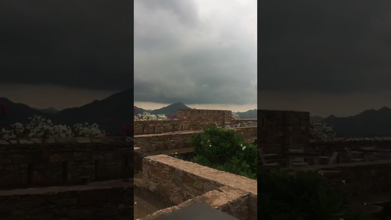 Rainy Day at The Dadhikar Fort, Alwar, Rajasthan, India