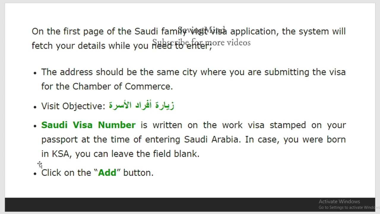 Online Application Saudi Arabia Family visit visa  2023 Complete Guide