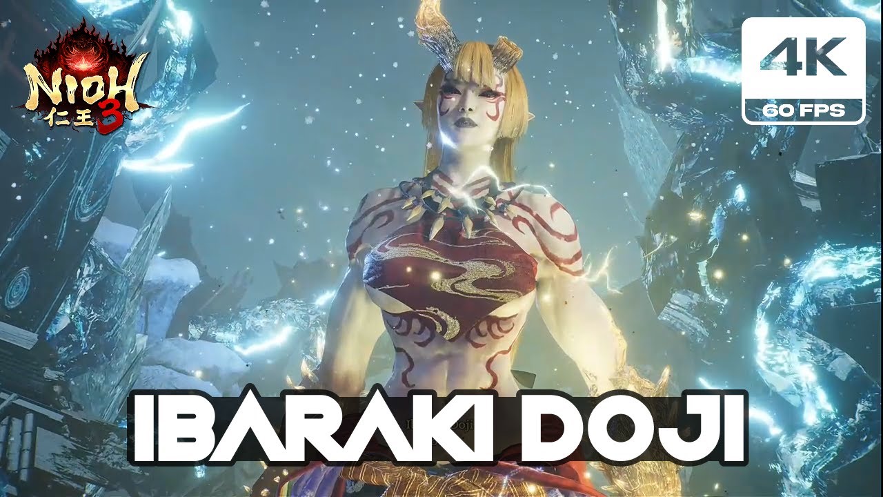 Nioh 3 - Ibaraki Doji Boss Fight (4K 60FPS)