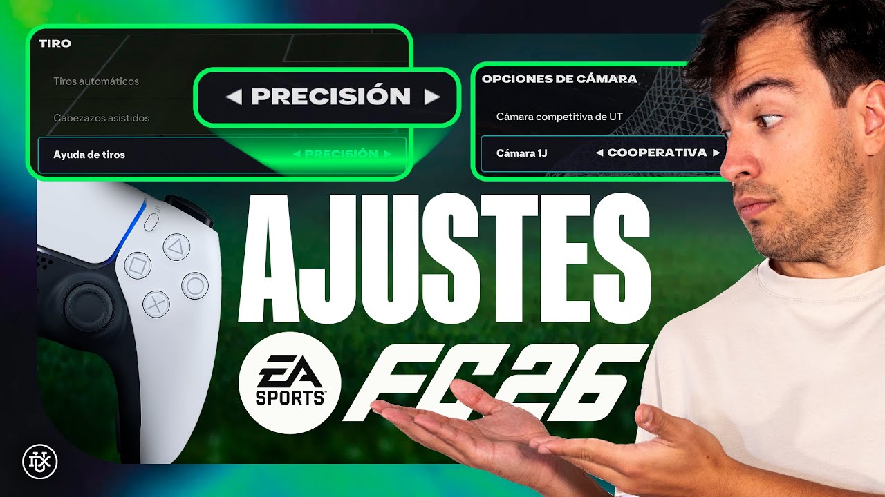 LOS MEJORES AJUSTES DE C&Aacute;MARA Y MANDO DE FC26 | Con Jaime Gravesen