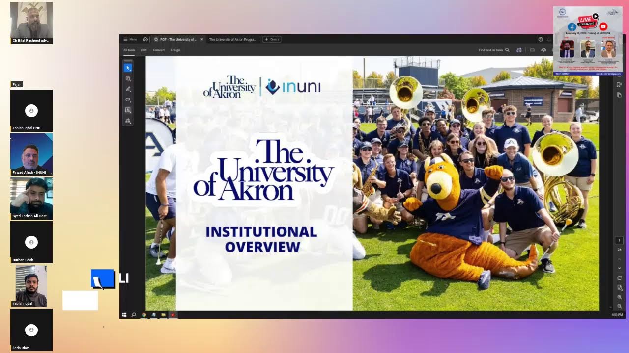 Study in USA 2026 – Live Session with The University of Akron Official Representative