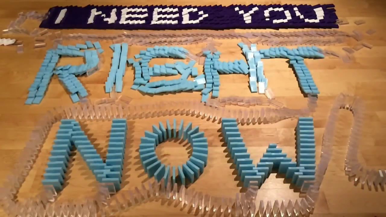 REVERSED Domino ScreenLink from Bethany Mota's by Hevesh -- Reversed Domino -- Cool...