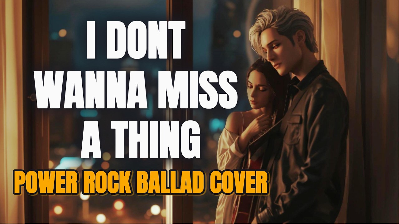 I Don’t Wanna Miss a Thing – Power Rock Ballad Cover | Cinematic Love Story | Jamflows Station