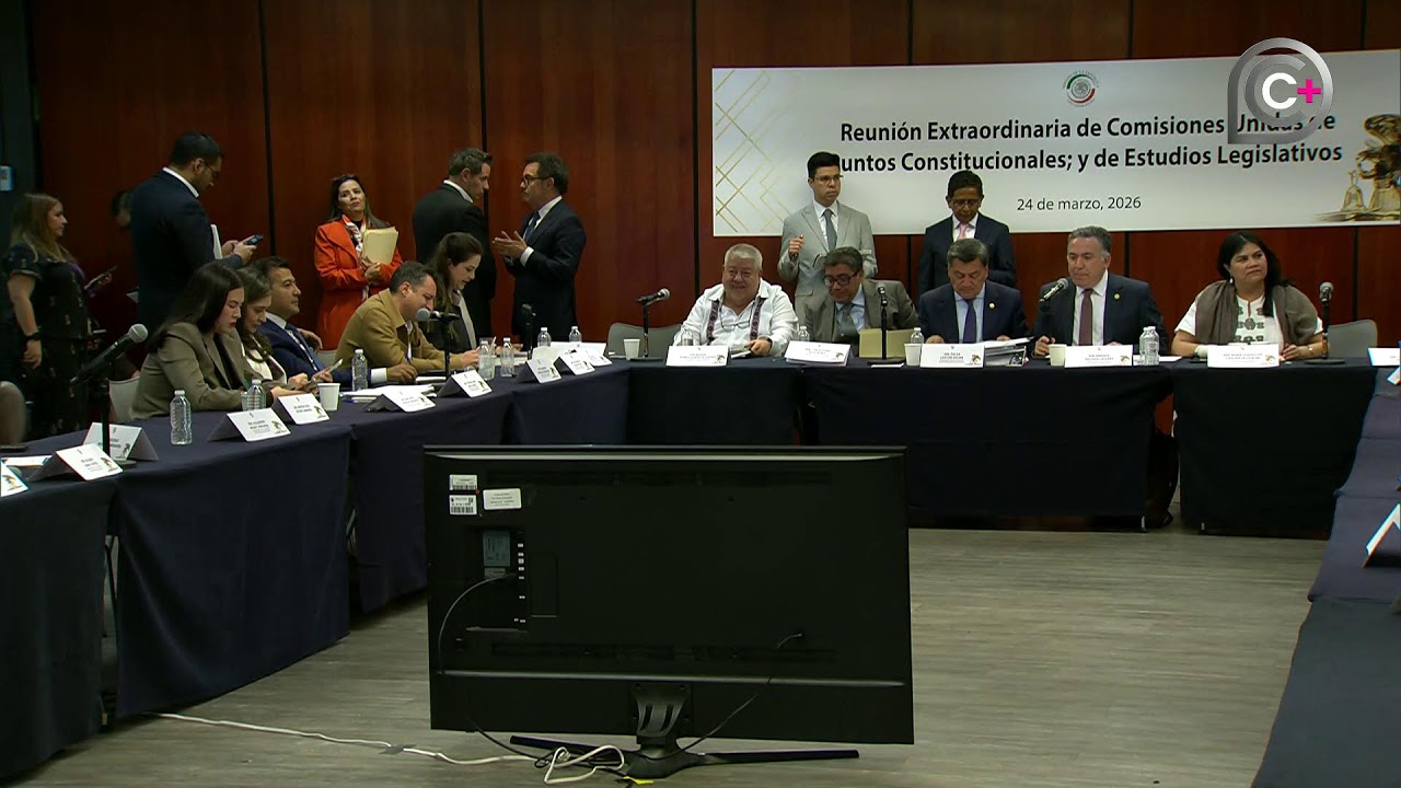 Reuni&oacute;n de las Comisiones Unidas de Puntos Constitucionales y Estudios Legislativos