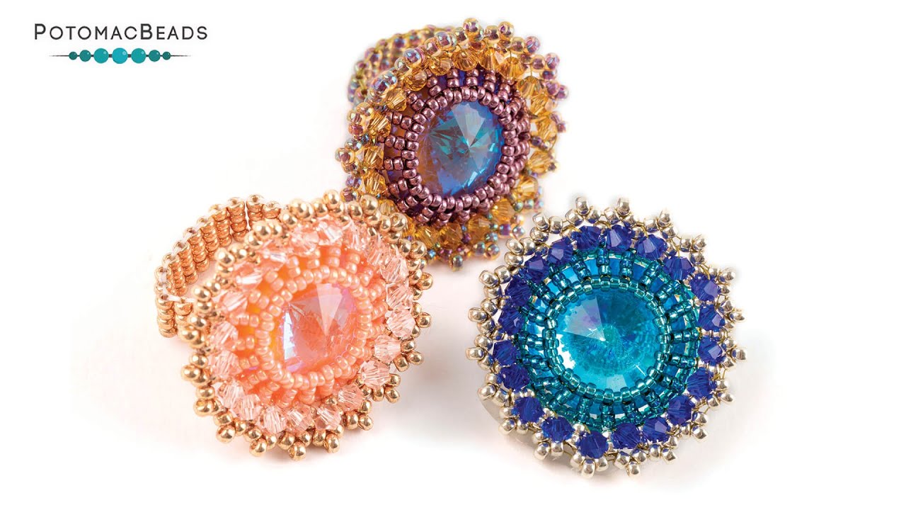 Splendor Ring - DIY Jewelry Making Tutorial by PotomacBeads