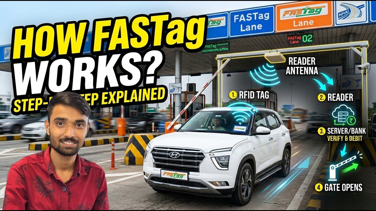 How Fastag Works ? || 3D Animation || Chetan Saini ||