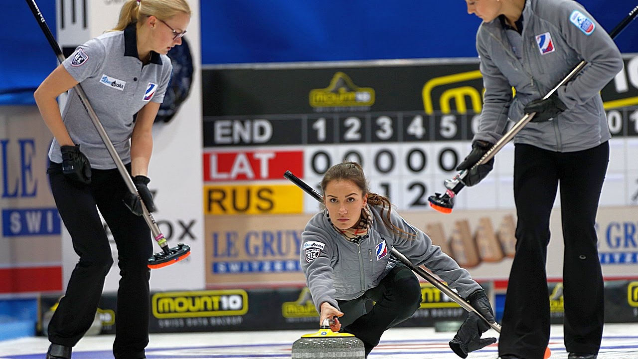 CURLING: RUS-SWE Euro Chps 2015 - Women Draw 8