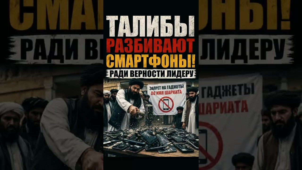 🔨 HAMMER TO THE SCREEN: TALIBAN MEMBERS MASS-DESTROY THEIR OWN SMARTPHONES ON CAMERA!