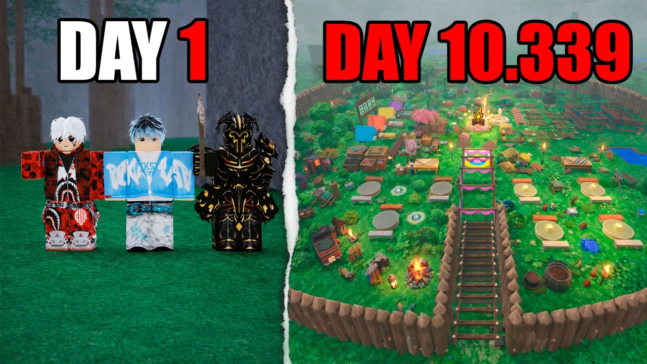 BUILDING THE BIGGEST BASE AFTER 10.339 DAYS IN 99 NIGHTS IN THE FOREST!!!