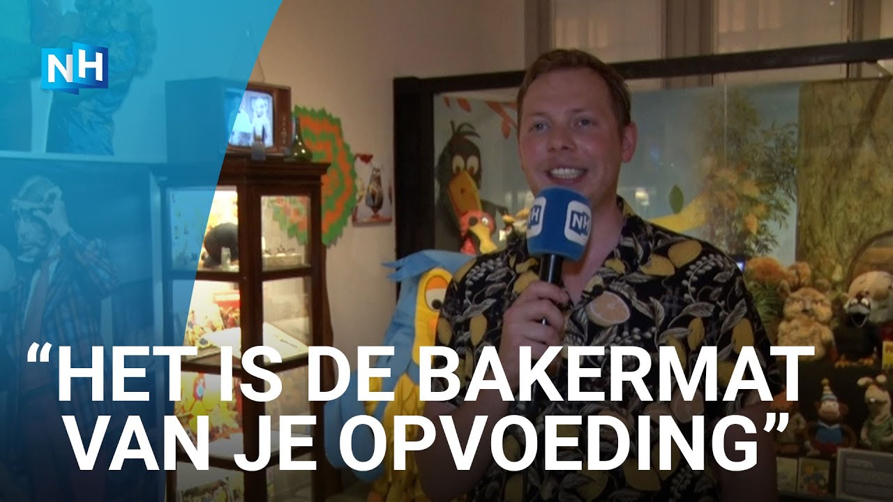 Acteur Ydwer opent expositie over 70 jaar kindertelevisie