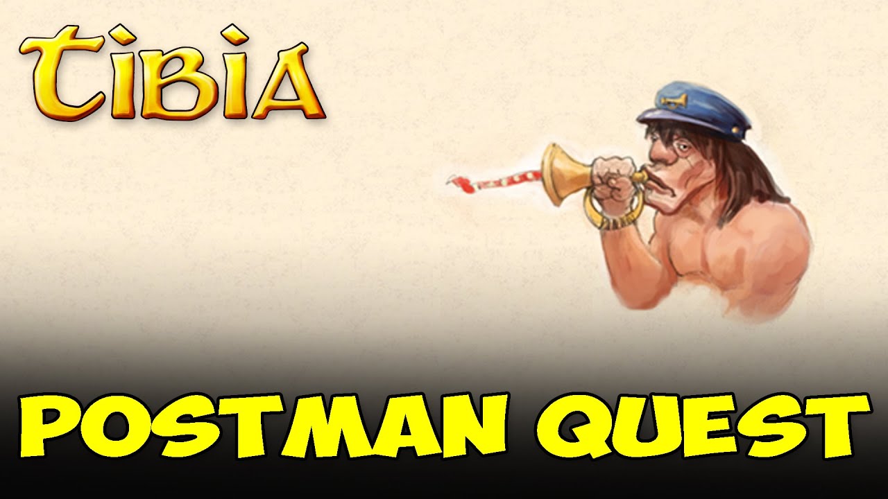 ZOSTAŁEM LISTONOSZEM! - TIBIA - POSTMAN QUEST