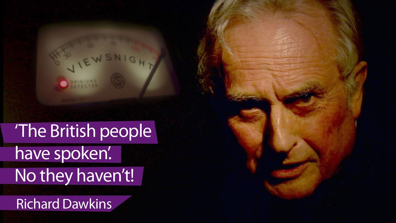 Richard Dawkins on Brexit: No, the British people have NOT spoken - Viewsnight