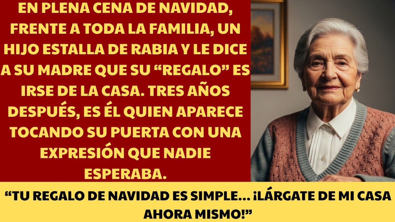 En la NAVIDAD de mi hijo gritó en plena crisis “Tu regalo es IRTE”  3 años después él tocó mi puer