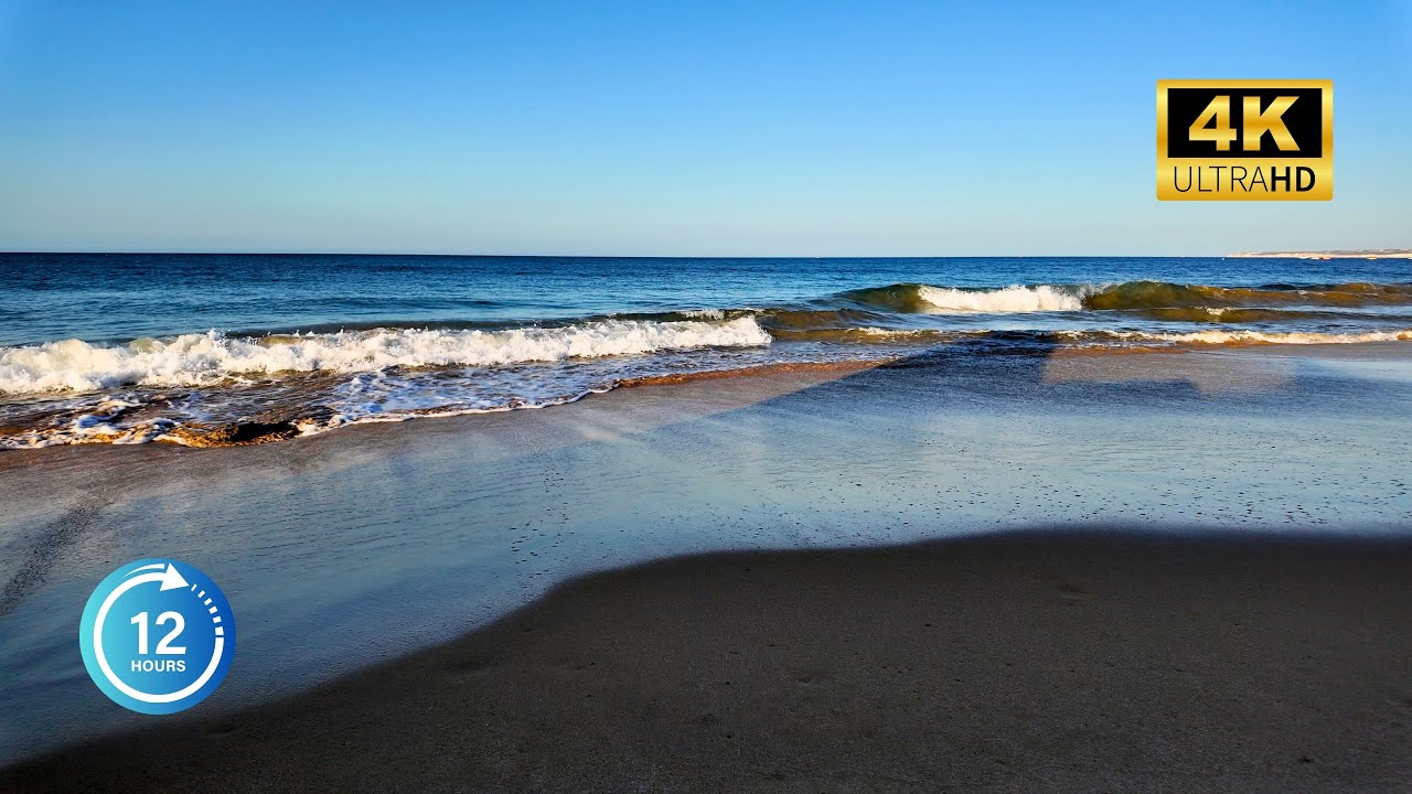 🌊 Stress Relief Ocean Waves: 4K Video for Deep Relaxation