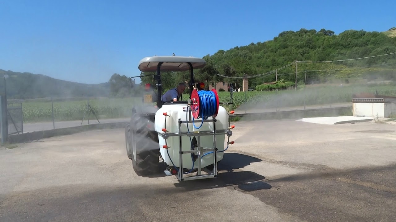 Botte diserbo GIEMME modello BD-Z 400 pompa comet con aste a getti