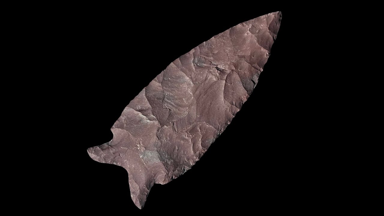 Flintknapping a Rhyolite Hardaway Dalton