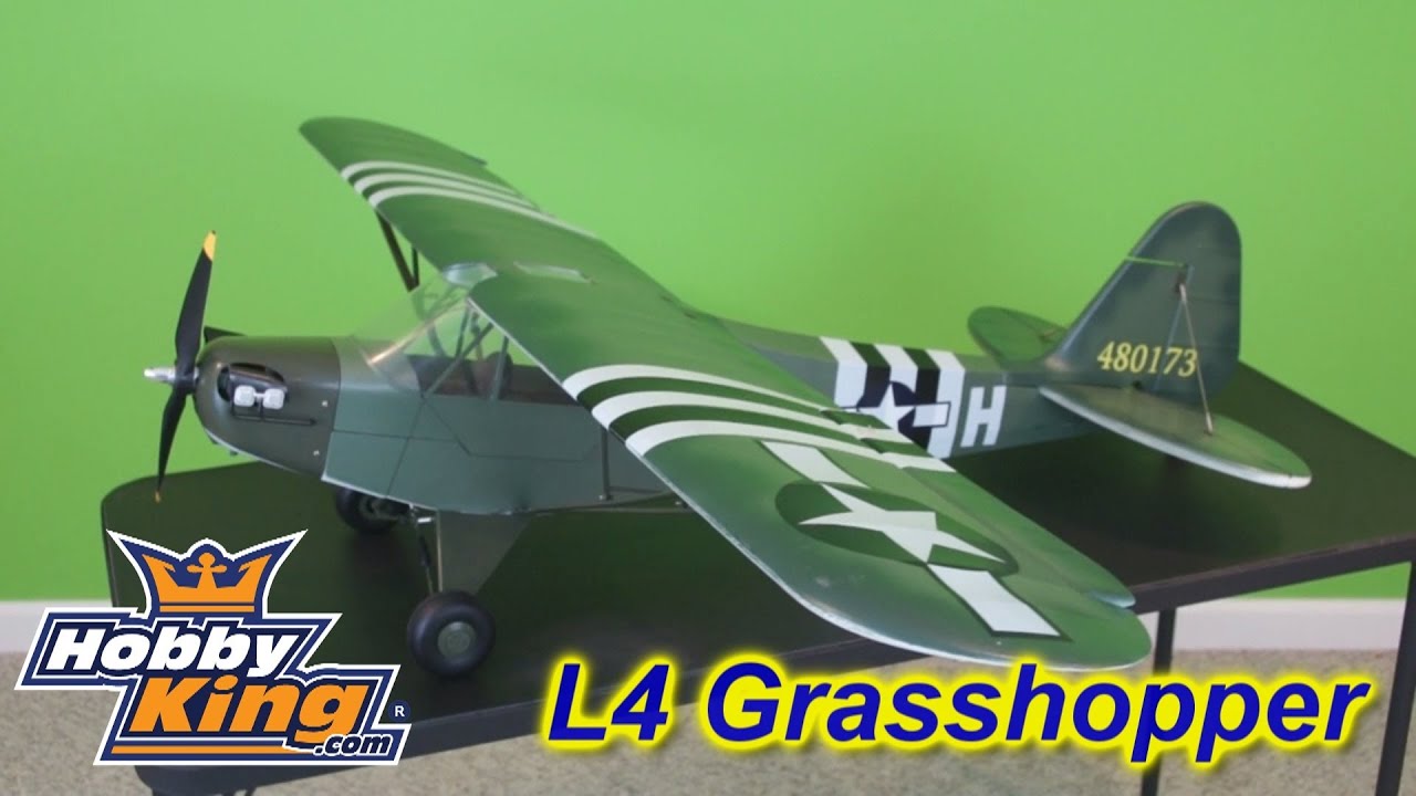 L4 Grasshopper (1400mm Wingspan PNF RC Plane)