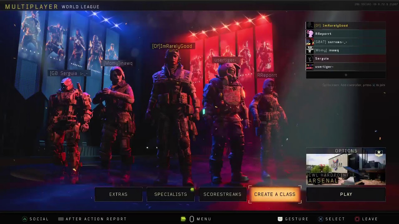 Bo4 Heist, Hp, Snd Tournament