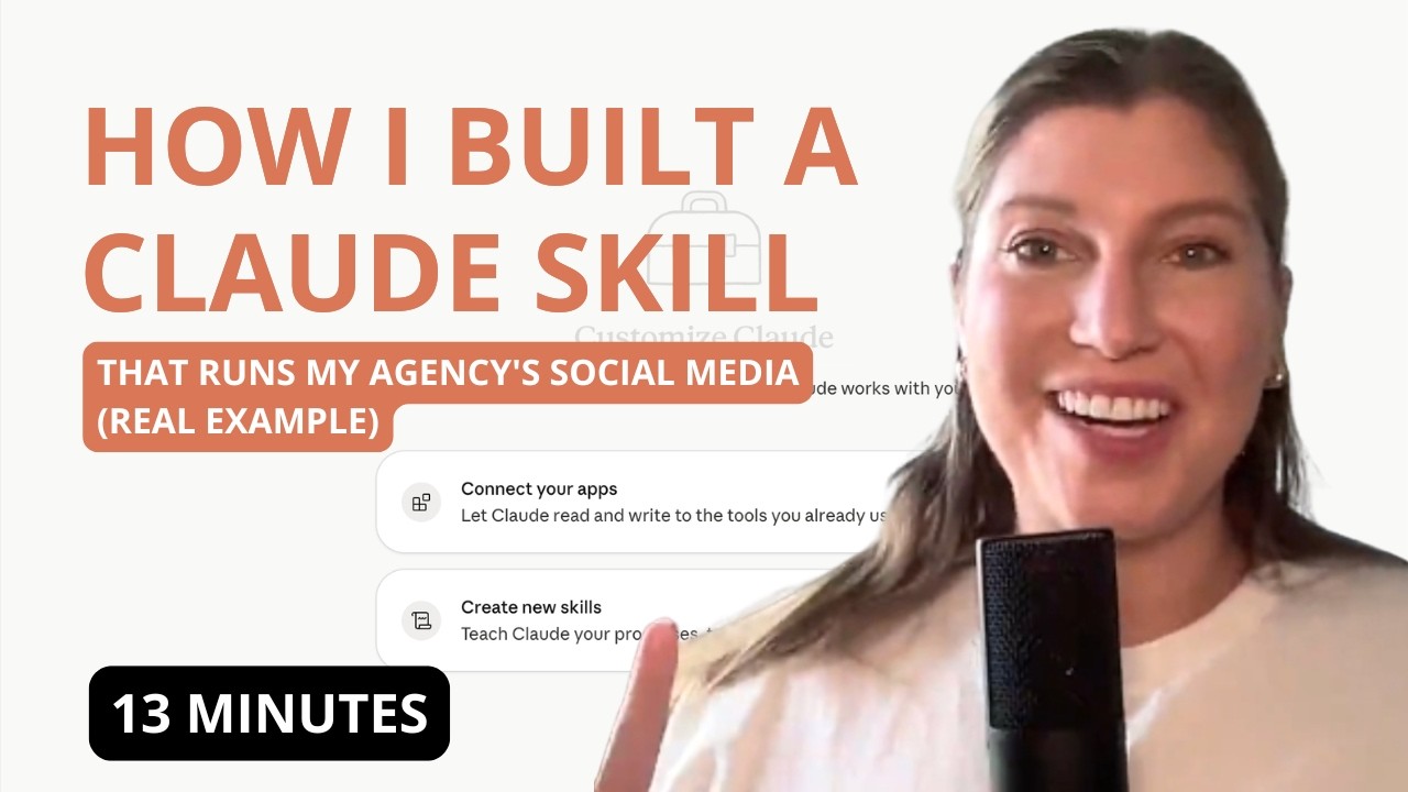 How I Built a Claude AI Skill That Runs My Agency's Social Media (Real Example)