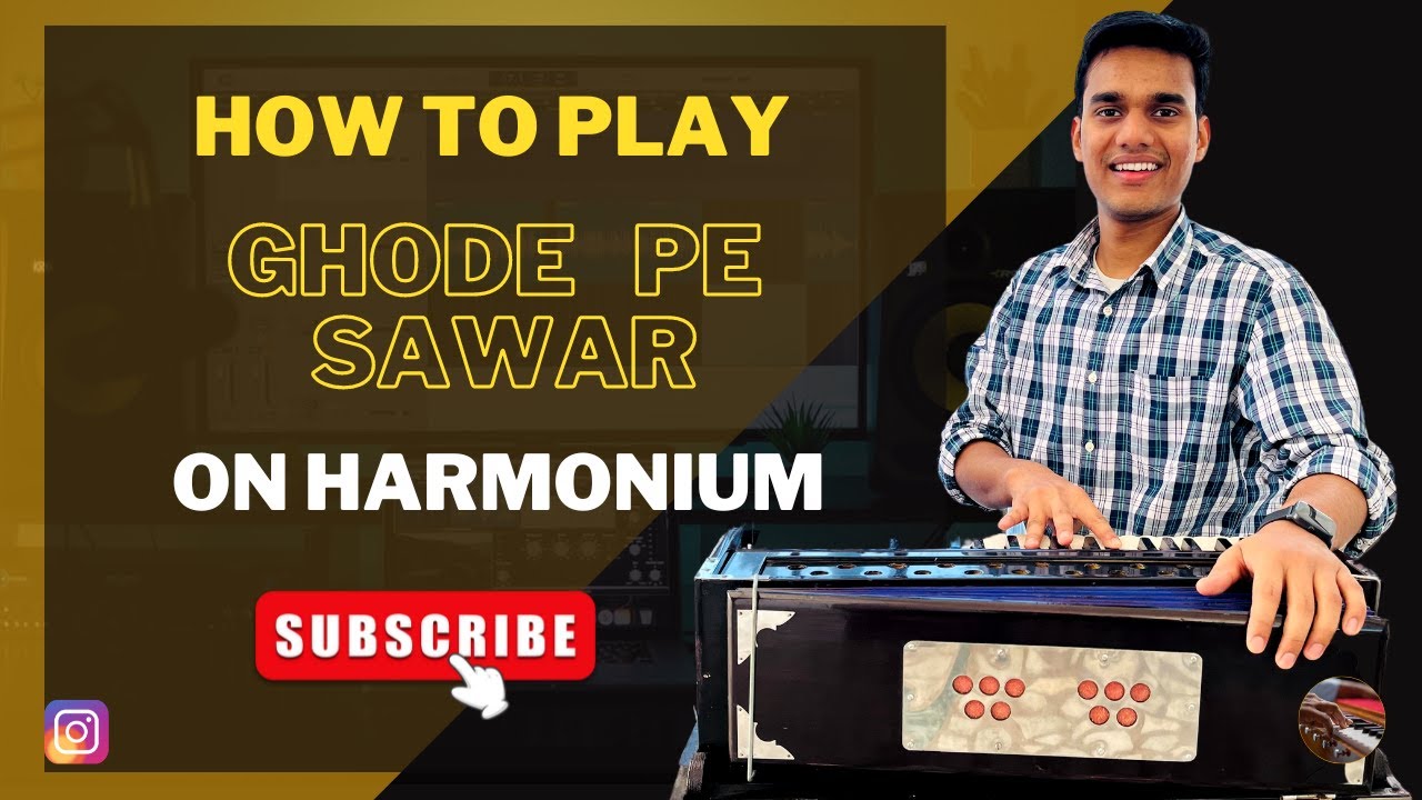 How To Play Ghode Pe Sawar On Harmonium  By Abhinendra K. |#harmonium #vaadhyaguru #Harmoniumteacher