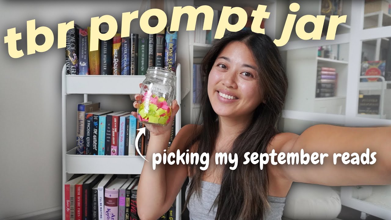 TBR prompt jar 📚 picks my september reads! 🍂🍁🤎