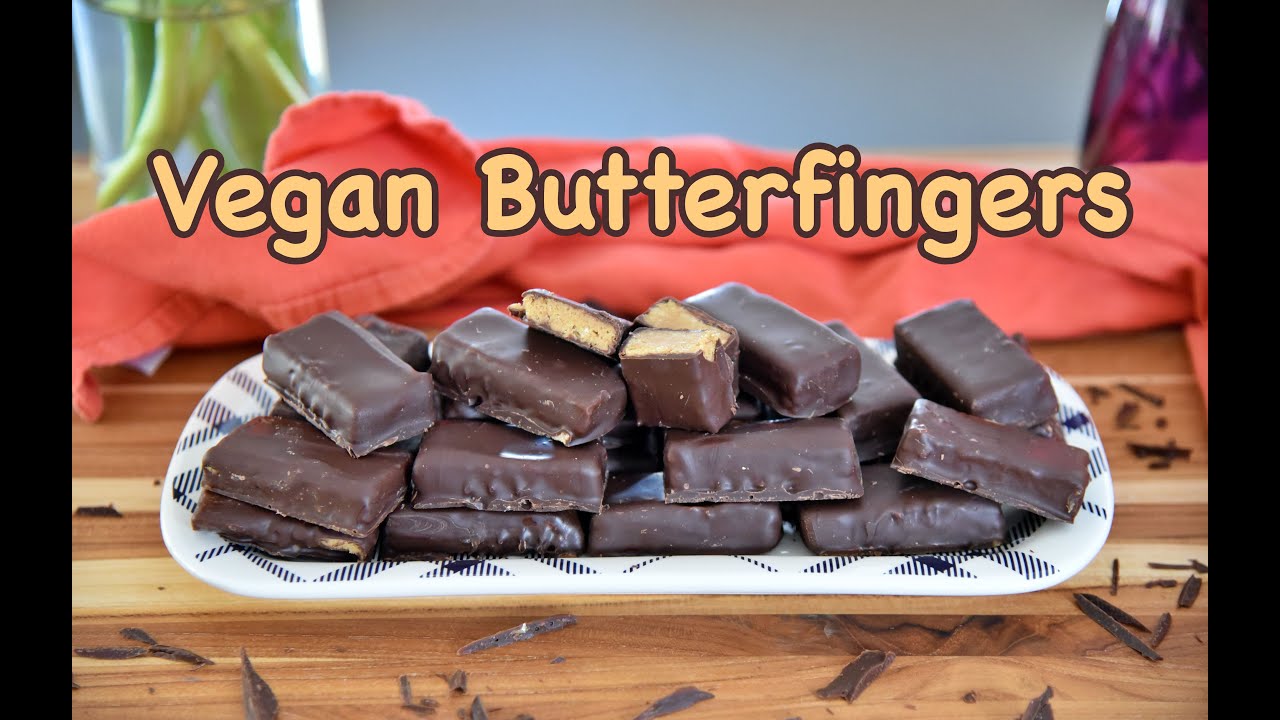 VEGAN BUTTERFINGERS | I Tried Josh Weissman's Butterfinger Recipe
