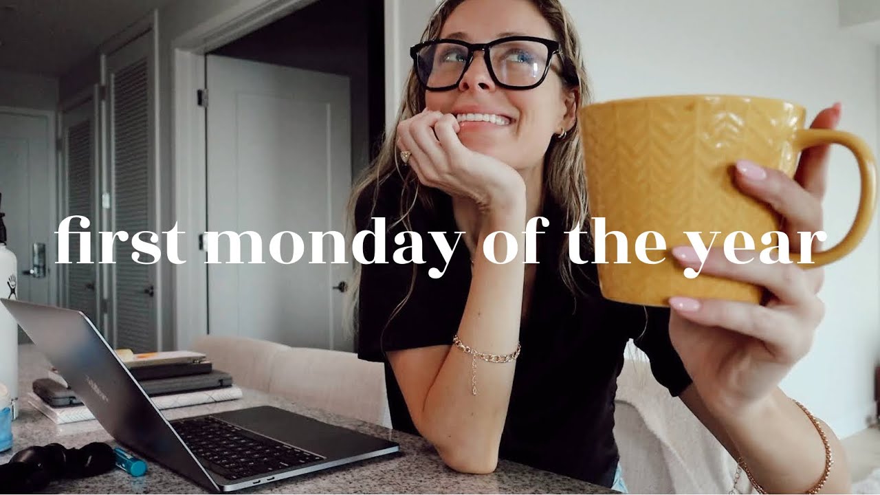 Productive FIRST MONDAY of the Year! (habits, goals, & resolutions)