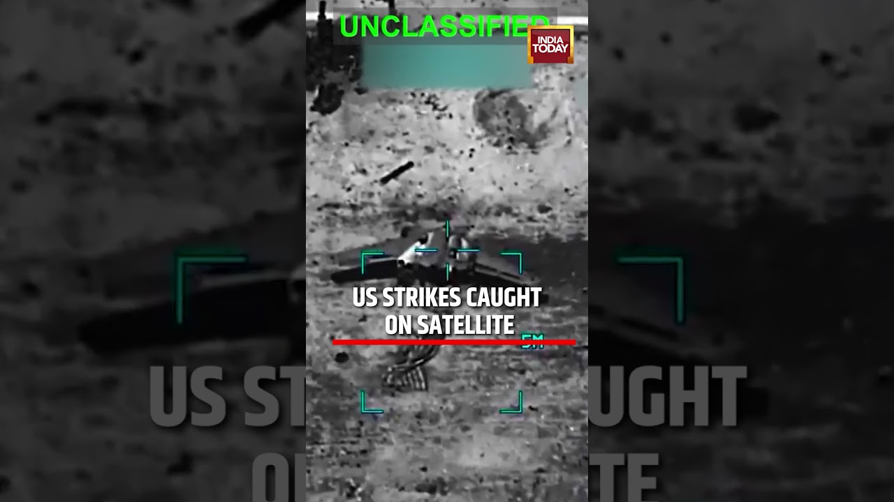 US Iran War: US Strikes Caught on Satellite | Iran Targets Hit in Aerial Footage #usiranwar
