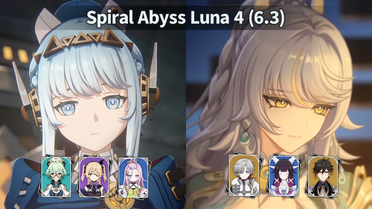 Genshin Impact — Spiral Abyss Luna 4 (ver 6.3) | 36★ — Ineffa & Zibai Teams