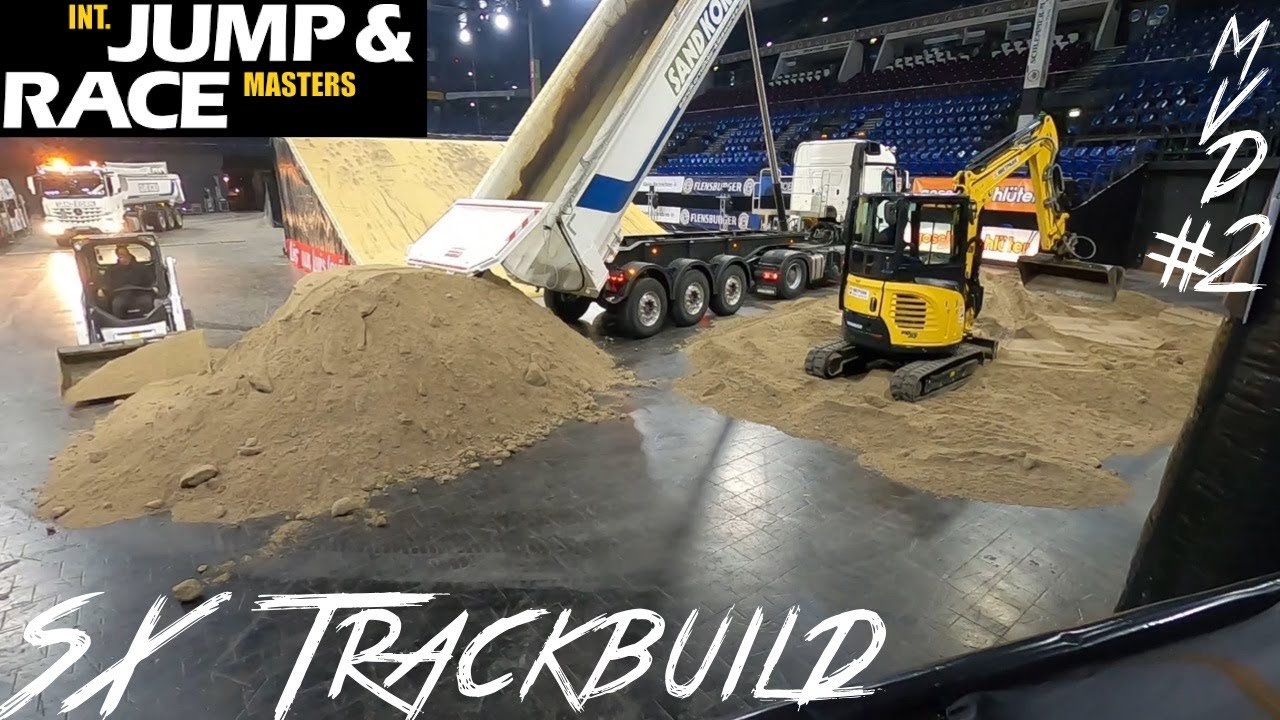SX STRECKENBAU MIT KAI HAASE | Trackbuild Jump and Race Masters Kiel Bauvlog?? | MVD 2