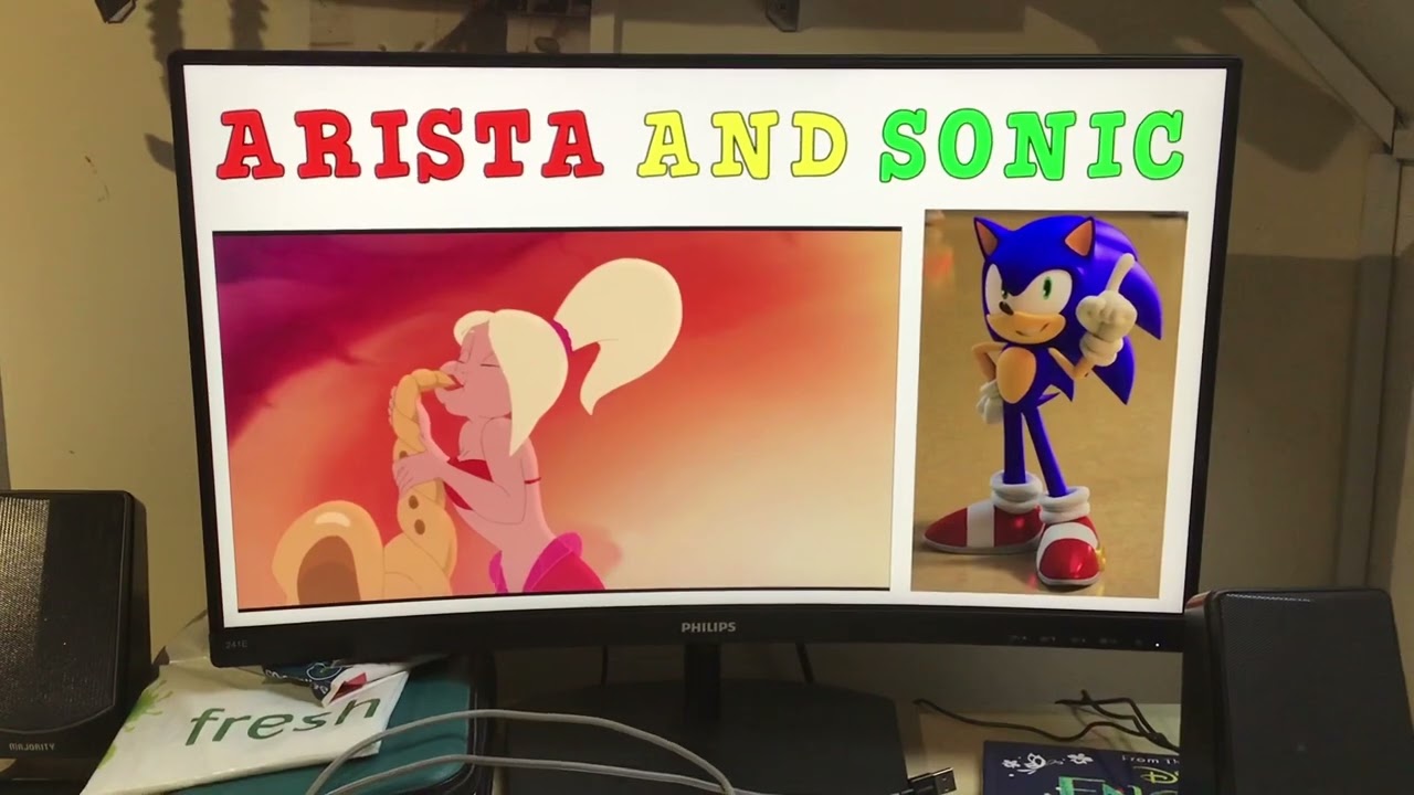 Arista and Sonic ❤️💙💚